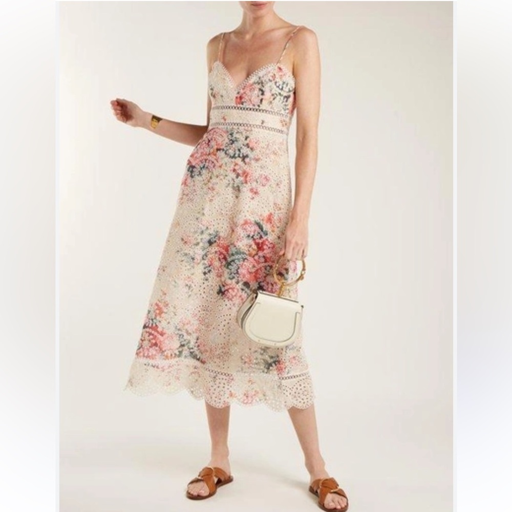Zimmermann Leila Diamond Bralette Dress